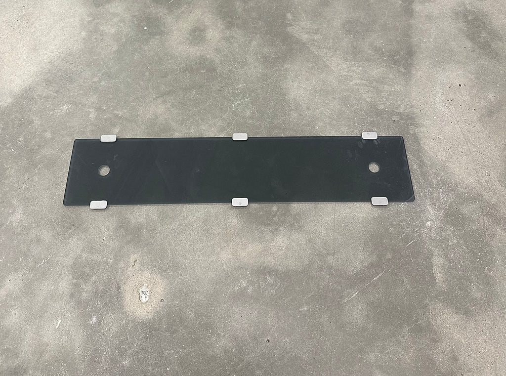 GLAS DÆKPLADE, AFLANG